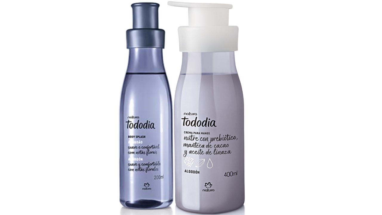 Crema Corporal y Body Splash Algodón Tododia Natura