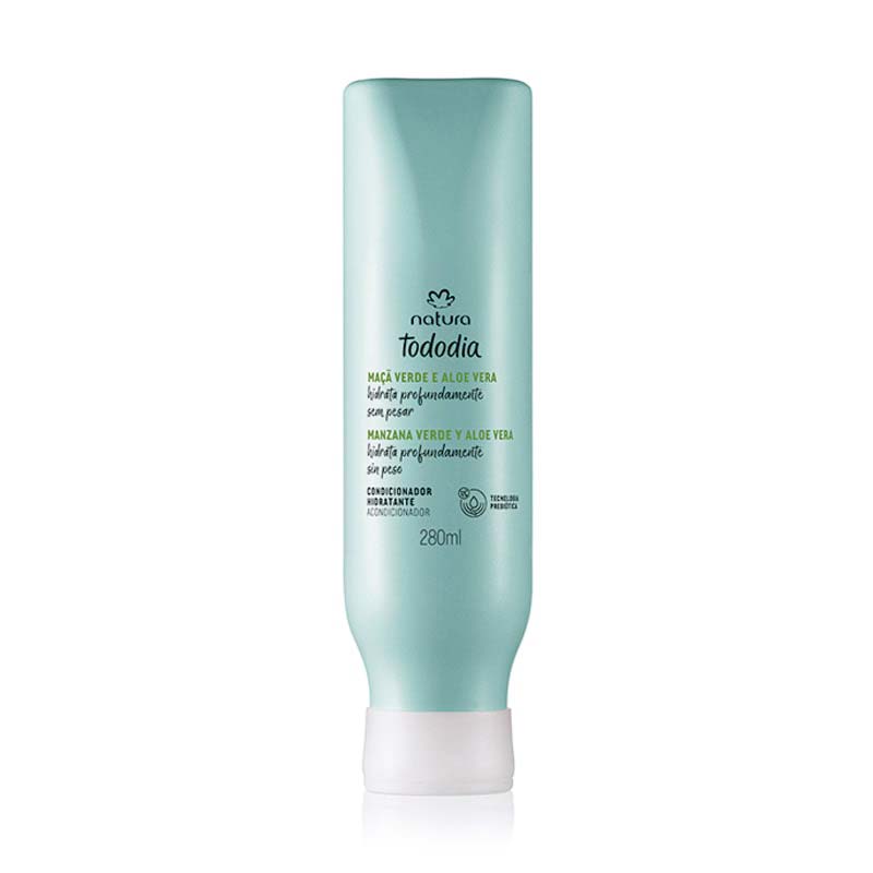 Acondicionador Hidratante Manzana Verde y Aloe Vera Tododia Natura